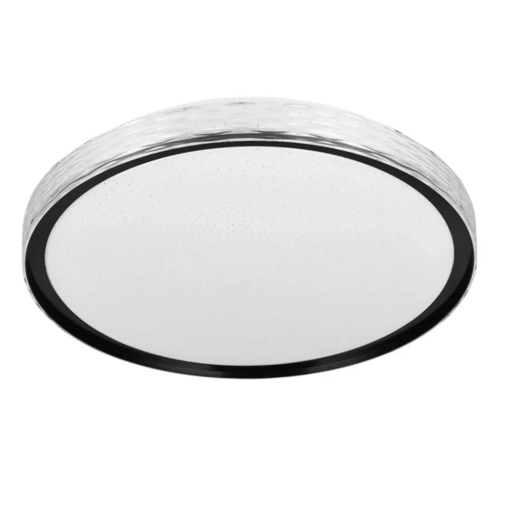 Reality Leuchten Loftlamper > LED-loftlampe Varda, sort, Ø 39 cm, fjernbetjening