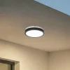 Milagro Lighting Udendørs Loftlamper > LED-loftlampe Vera, sort, plast, Ø 22 cm, IP65