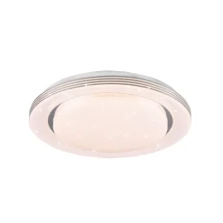 Reality Leuchten Loftlamper > LED-loftslampe Atria, Ø 38 cm, hvid, plast, CCT