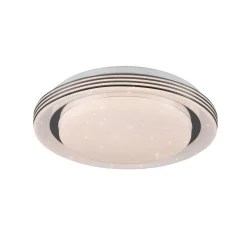 Reality Leuchten Loftlamper > LED-loftslampe Atria, Ø 27 cm, hvid, plast, CCT