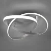 Arbejdsrum/Kontor ^ Reality Leuchten LED-loftslampe Course, mat nikkel, 4.000K, Ø 45 cm