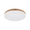 Globo Loftlamper > LED-loftslampe Doro Ø 45 cm træ mørk/hvid