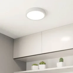EGLO Loftlamper|Loftlamper > LED-loftslampe Fueva 5 IP44 3000K hvid Ø21cm