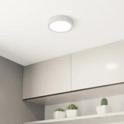 EGLO Loftlamper|Loftlamper > LED-loftslampe Fueva 5 IP44 3000K hvid Ø16cm