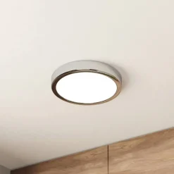 EGLO Loftlamper > LED-loftslampe Fueva 5 IP44 3000K krom Ø21cm