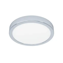 EGLO Loftlamper > LED-loftslampe Fueva 5 IP44 3000K krom Ø21cm