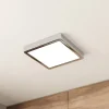 Loftlamper|Loftlamper ^ EGLO LED-loftslampe Fueva 5 IP44 3000K krom 21x21cm