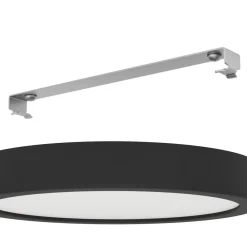 EGLO Loftlamper|Loftlamper > LED-loftslampe Fueva 5 IP44 3000K sort Ø21cm