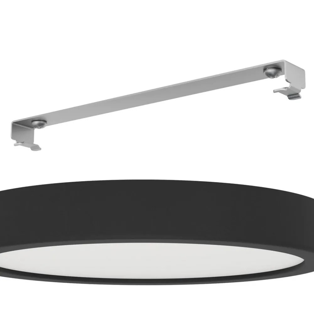 EGLO Loftlamper|Loftlamper > LED-loftslampe Fueva 5 IP44 3000K sort Ø21cm