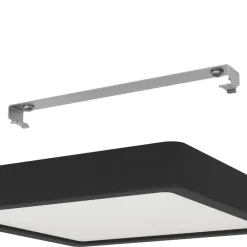 EGLO Loftlamper|Loftlamper > LED-loftslampe Fueva 5 IP44 3000K sort 21x21cm