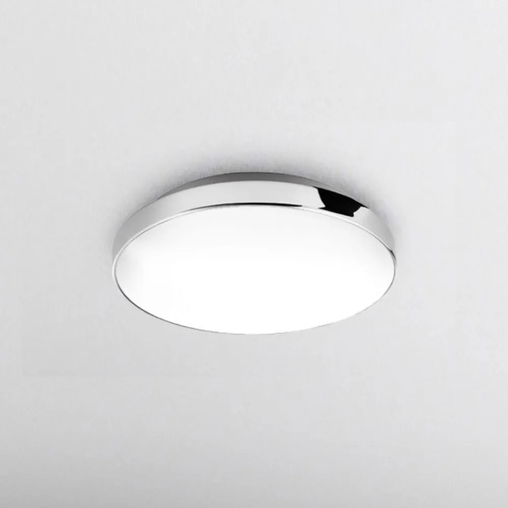 Loftlamper ^ Briloner LED-loftslampe Malbona, kromramme, Ø 28,5 cm
