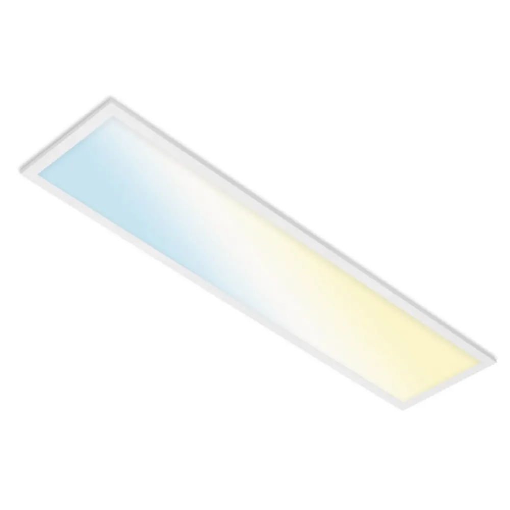 Arbejdsrum/Kontor ^ Briloner LED-loftslampe Piatto S dæmpbar CCT hvid 100x25cm