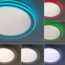 JUST LIGHT. GmbH Loftlamper > LED loftslampe Sfærisk, CCT, RGB, Ø 48cm