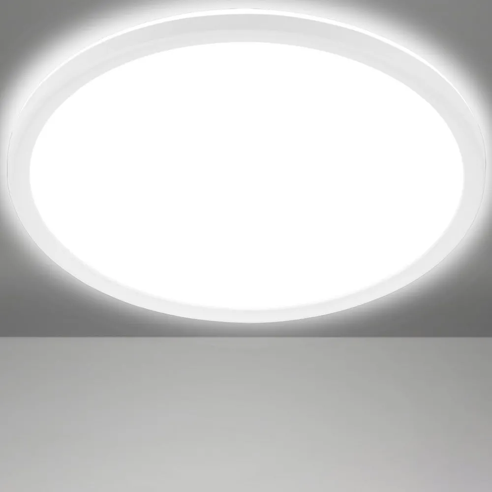 Gang|Loftlamper ^ Briloner LED-loftslampe Slim, rund, 29,3 cm