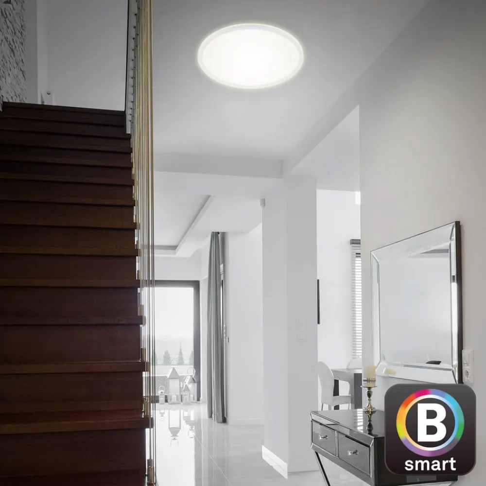 Briloner Loftlamper|Loftlamper > LED-loftslampe Slim S dæmpbar CCT hvid Ø 45 cm