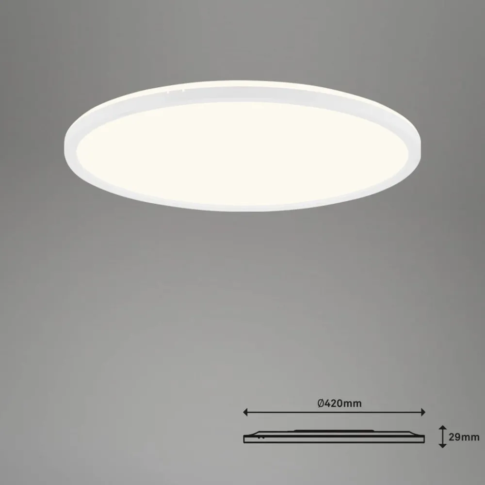 Briloner Loftlamper|Loftlamper > LED-loftslampe Slim S dæmpbar CCT hvid Ø 45 cm