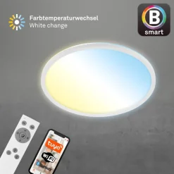 Briloner Loftlamper|Loftlamper > LED-loftslampe Slim S dæmpbar CCT hvid Ø 45 cm
