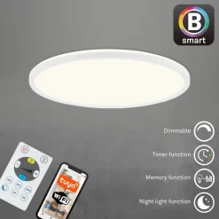 Briloner Loftlamper|Loftlamper > LED-loftslampe Slim S dæmpbar CCT hvid Ø 45 cm