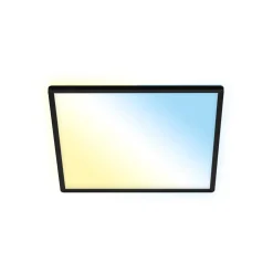 Arbejdsrum/Kontor|Loftlamper ^ Briloner LED-loftslampe Slim smart sort dim CCT Ø 42 cm