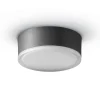 Udendørs Loftlamper ^ LCD LED-loftslampe 1421 til udendørs brug, grafit Ø 20,5 cm