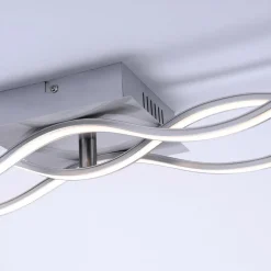 JUST LIGHT. GmbH Loftlamper|Loftlamper > LED-loftslampe Wave 3.000K 97,5x16cm stål