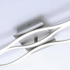 JUST LIGHT. GmbH Gang|Loftlamper > LED-loftslampe Wave 3.000K 139,5x16cm stål