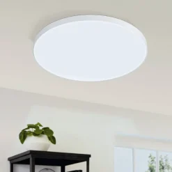 Loftlamper ^ EGLO LED-loftslampe Zubieta-A, hvid, Ø60cm