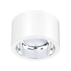 Indbygningsspots ^ EVN LED-loftspot ALG54, Ø 21,3 cm, hvid