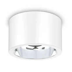 Indbygningsspots ^ EVN LED-loftspot ALG54, Ø 21,3 cm, hvid