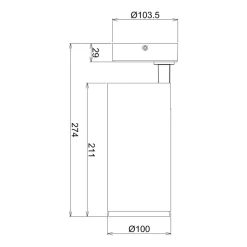 Loftlamper|Spotlights ^ Deko-Light LED-loftspot Lucea, justerbar, 30 W hvid
