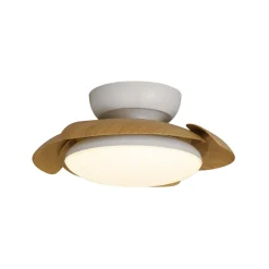 Mantra Iluminación Loftventilatorer > LED-loftventilator Aloha træ DC-motor støjsvag Ø 90 cm CCT