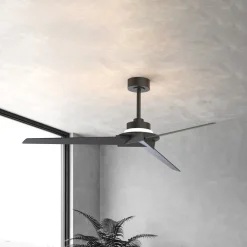 Mantra Iluminación Loftventilatorer > LED-loftventilator Brisa sort/træ DC støjsvag 175 cm CCT