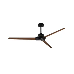 Mantra Iluminación Loftventilatorer > LED-loftventilator Brisa sort/træ DC støjsvag 175 cm CCT