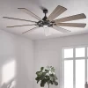 Loftventilatorer ^ KICHLER LED-loftventilator Gentry 85 mørk valnød/hvid