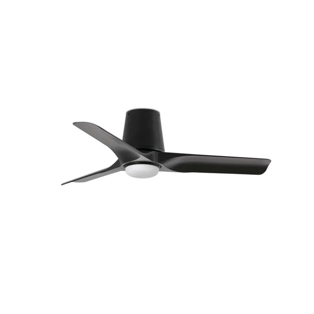 FARO BARCELONA Loftventilatorer > LED-loftventilator Hey, sort, DC, støjsvag, Ø 90 cm, CCT