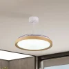 Mantra Iluminación Loftventilatorer > LED-loftventilator Mistral trædekor DC støjsvag Ø 106 cm CCT