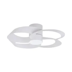 Loftventilatorer ^ Mantra Iluminación LED-loftventilator Rose hvid DC-motor støjsvag Ø 65 cm CCT