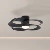 Mantra Iluminación Loftventilatorer > LED-loftventilator Rose sort DC-motor støjsvag Ø 65 cm CCT