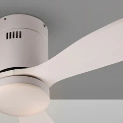 Schuller Valencia Loftventilatorer > LED loftventilator Siroco Mini, DC, støjsvag, hvid, CCT