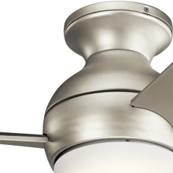 KICHLER Loftventilatorer > LED-loftventilator Sola, IP23 nikkel
