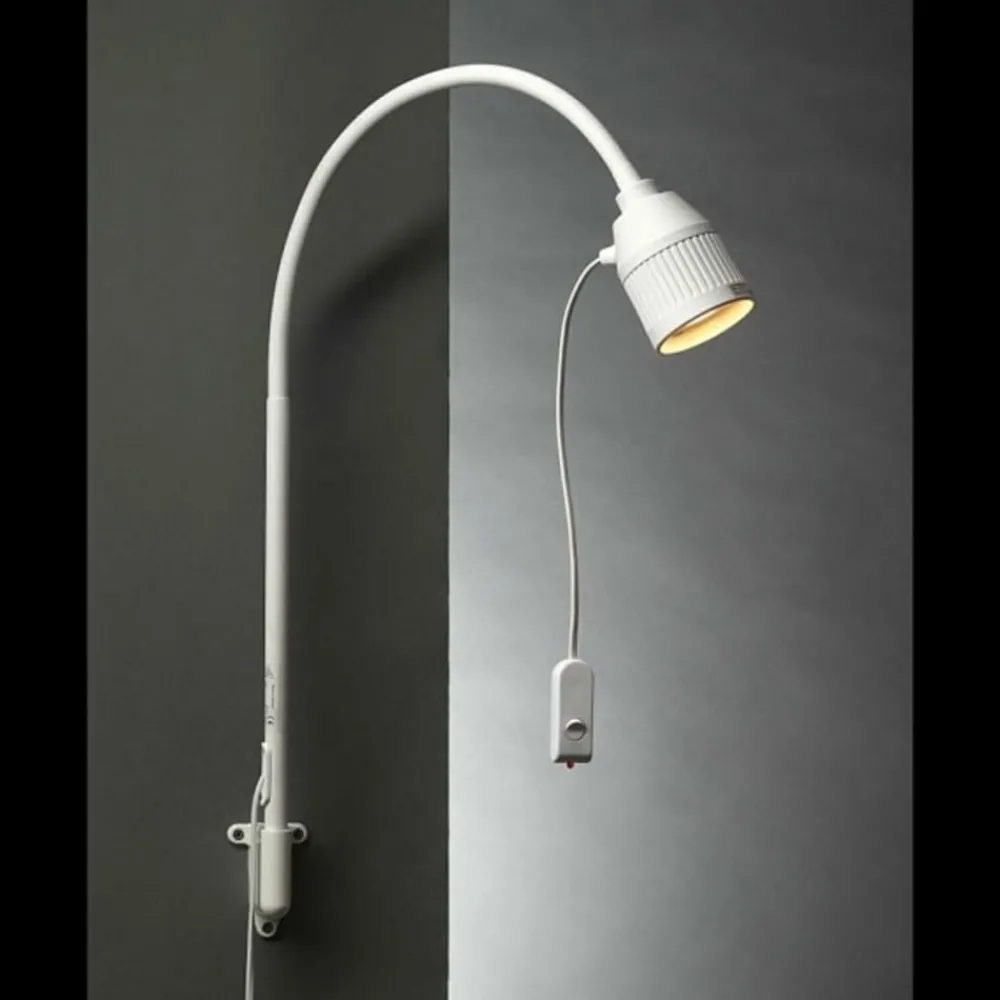 SIS-Licht Væglamper > LED-læselampe ved sengen med fleksibel arm og rødt lys