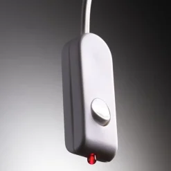 SIS-Licht Væglamper > LED-læselampe ved sengen med fleksibel arm og rødt lys