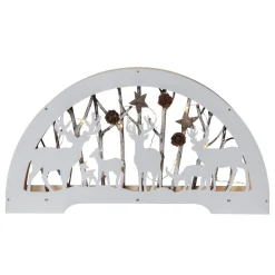 STAR TRADING Dekorationsbelysning|Julepynt > LED lysbue Fauna hvid