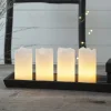 STAR TRADING Dekorationsbelysning|Julepynt > LED lys Candle med fjernbetjening, 4'er sæt, hvid