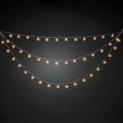 Konstsmide Christmas Dekorationsbelysning|Julepynt > LED-lysforhæng, 44 fnug med varmhvidt lys