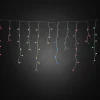 Konstsmide Christmas Julepynt|Lysnet, Lysforhæng > LED-lysforhæng isregn, kulørte kugler, 200-flg.