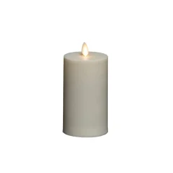 Konstsmide Christmas Julepynt|Led Stearinlys > LED-lys IP44 cremehvid glat Højde 18 cm