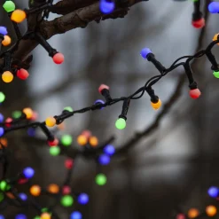 STAR TRADING Dekorationsbelysning > LED-lyskæde Berry Mini med timerfunktion farverige