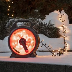 Konstsmide Christmas Julepynt|Julelys Udendørs > LED lyskæde Compact amber 600 LED'er 13,18 m