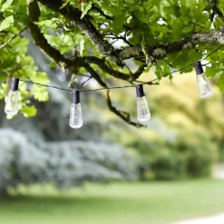 SMART GARDEN Solcellelamper > LED-lyskæde Eureka Vintage, 10 lyskilder, IP44